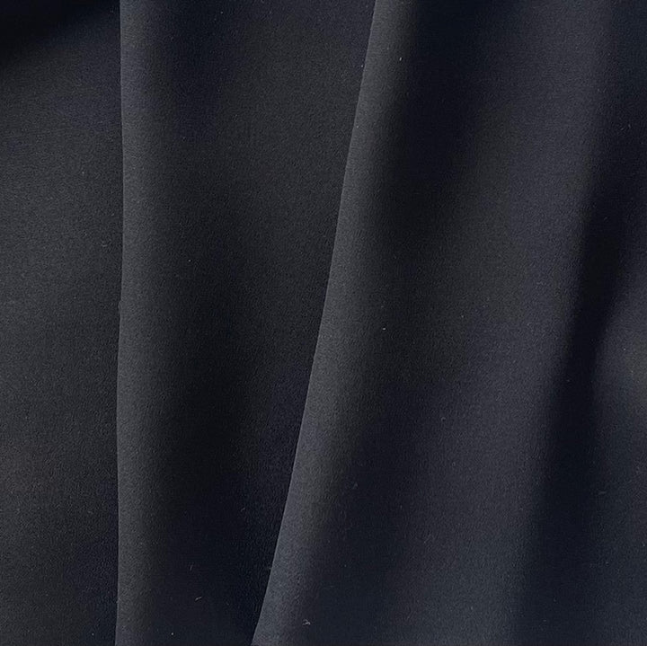 Heavier Jet Black 3-Ply Matte Silk (Made in Korea)