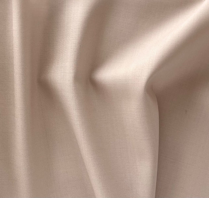 Lighter-Weight Bisque Stretch Wool Twill (Made in Italy)