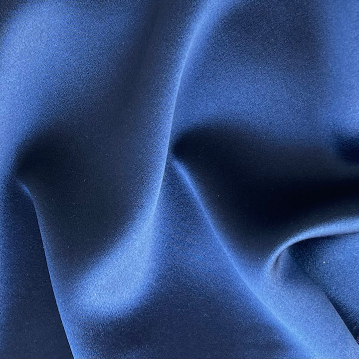 Heavier Jeweled Sapphire 4-Ply 40mm Silk Crepe Back Satin (Made in Korea)