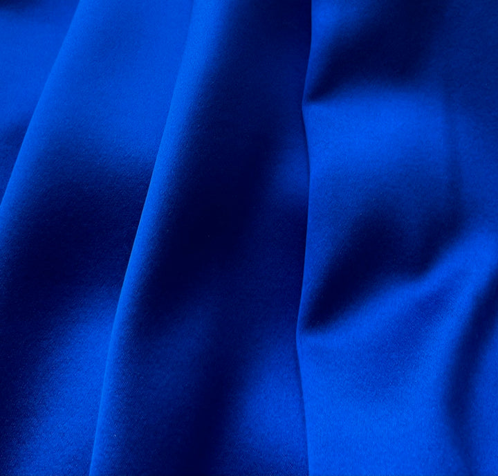 Heavier Cobalt Blue 4-Ply 40mm Silk Crepe Back Satin (Made in Korea)