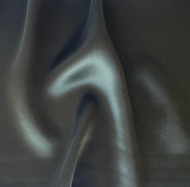 Light-Weight Thyme Green Silk Satin Charmeuse