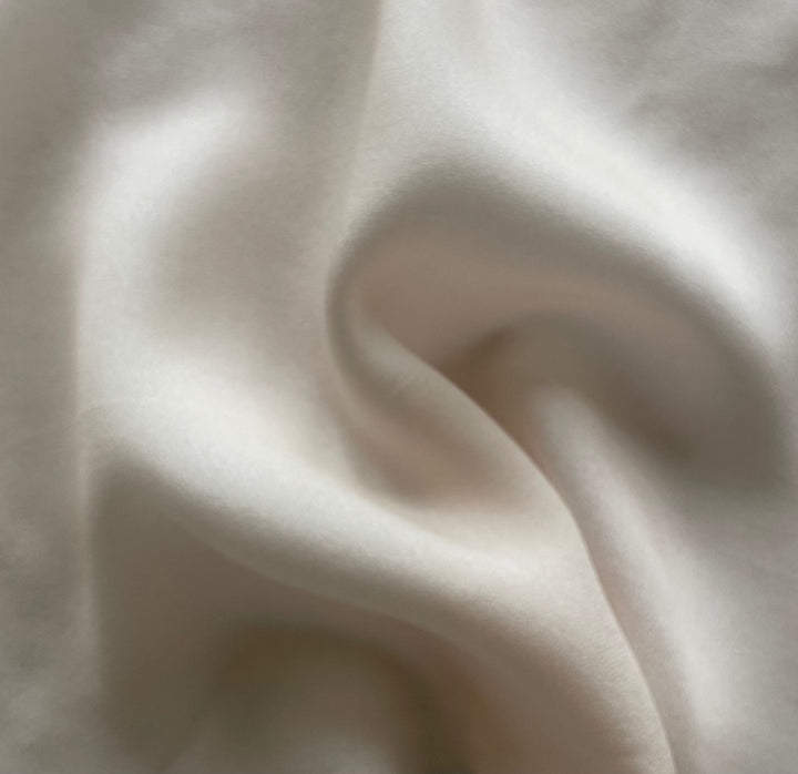 Semi-Sheer Barely There Apricot Mist Silk Crepe Georgette (Made in Italy)