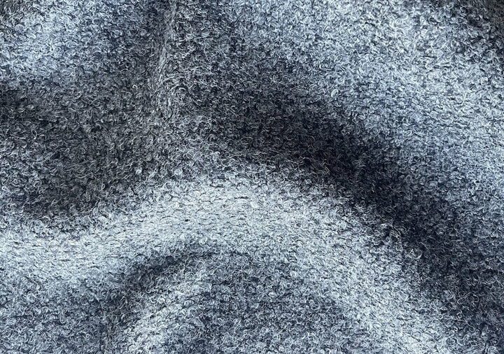 Etro Dove & Fog Melange Wool Blend Bouclé (Made in Italy)