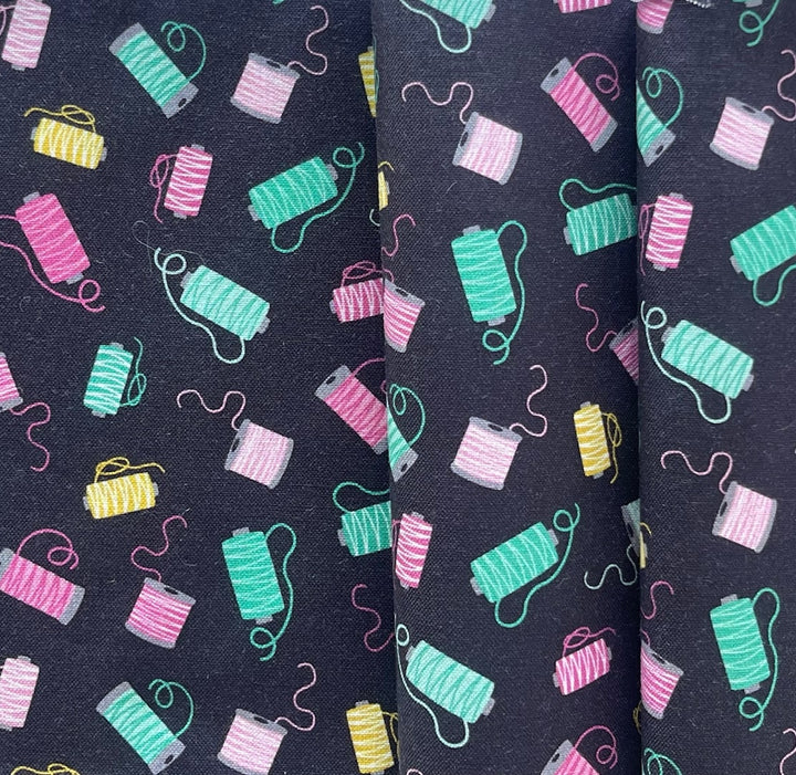 Party Mint Threads Quilting Cotton (Made in Korea)