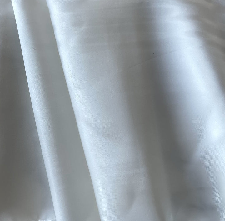 Soft White Cupro Rayon Bemberg Twill Lining (Made in Japan)