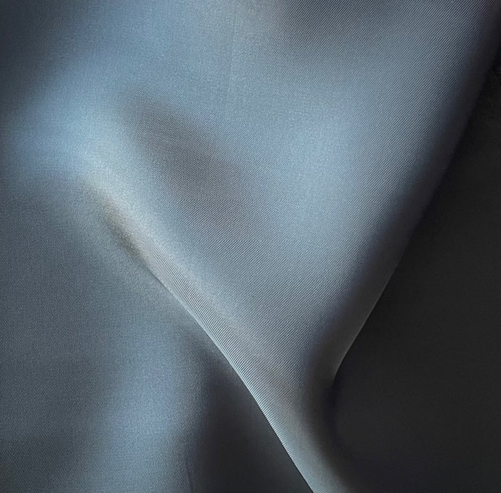 Chalkboard Grey Cupro Rayon Bemberg Twill Lining (Made in Japan)