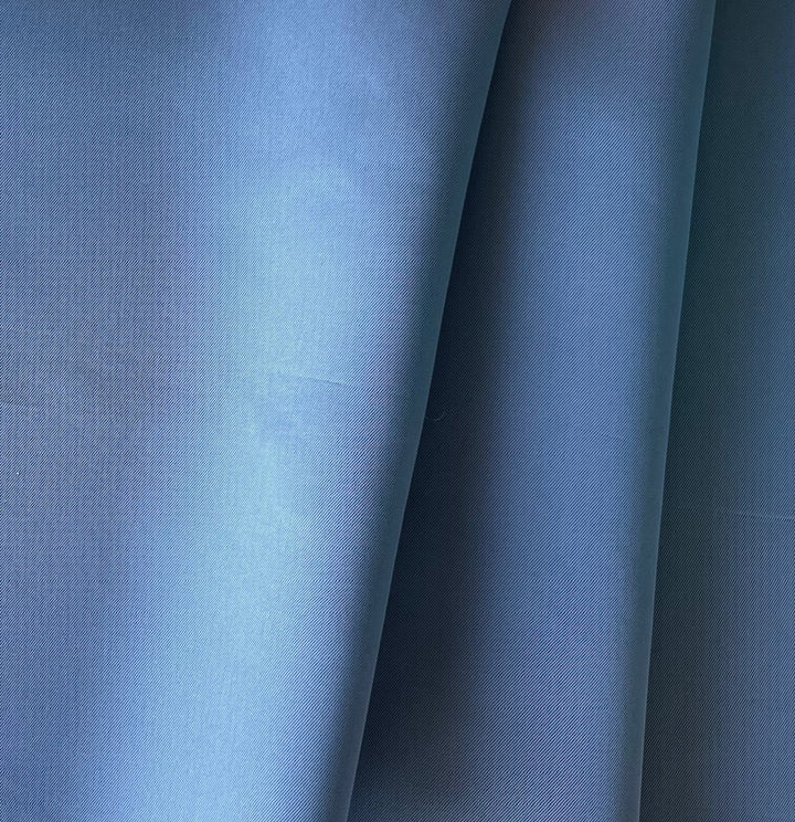 Steel Blue Cupro Rayon Bemberg Twill Lining (Made in Japan)