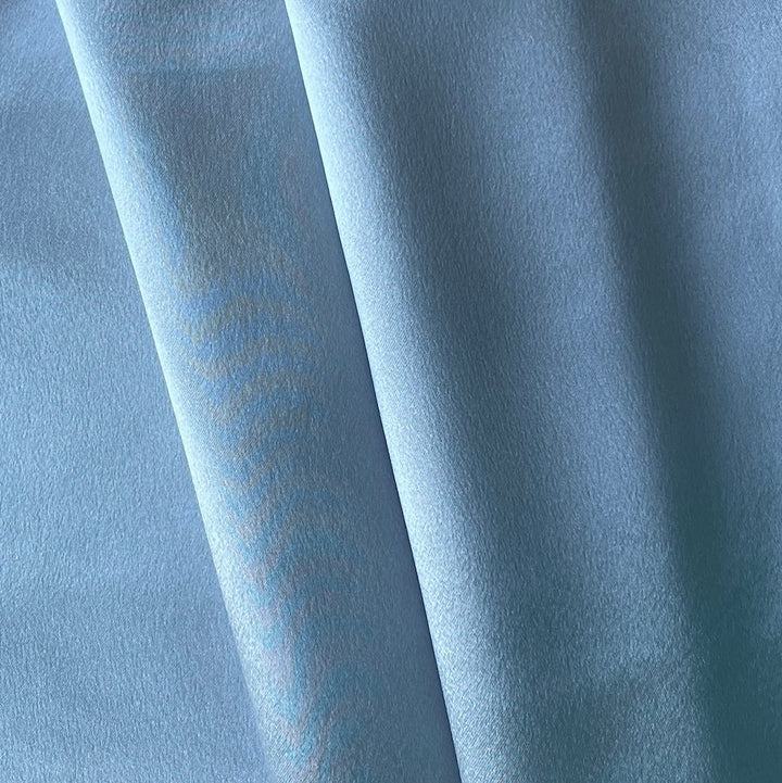 Silver Rain Polyester Crepe Back Satin (Made in Japan)
