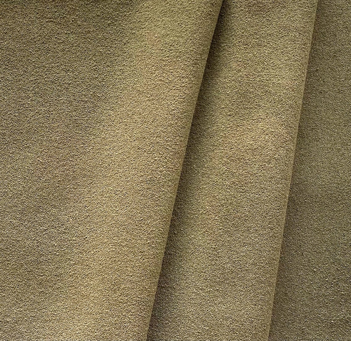 Drapey Bronzed Olive Stretch Rayon Viscose Crepe (Made in Italy)