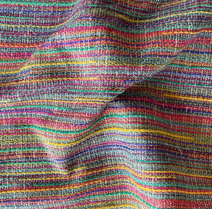 Stratified Beach Stripe Viscose Blend (Made in Turkey)