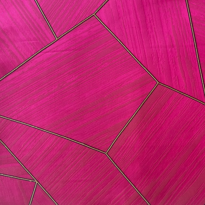 Hot Pink Rural Roads Polyester, Nylon & Cotton Blend