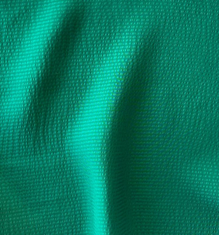 Bright Jade Hammered Silk Satin Charmeuse (Made in Italy)