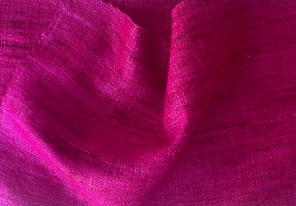 Marvelous Magenta Slubby Raw Silk Tussah (Made in India) – Britex Fabrics