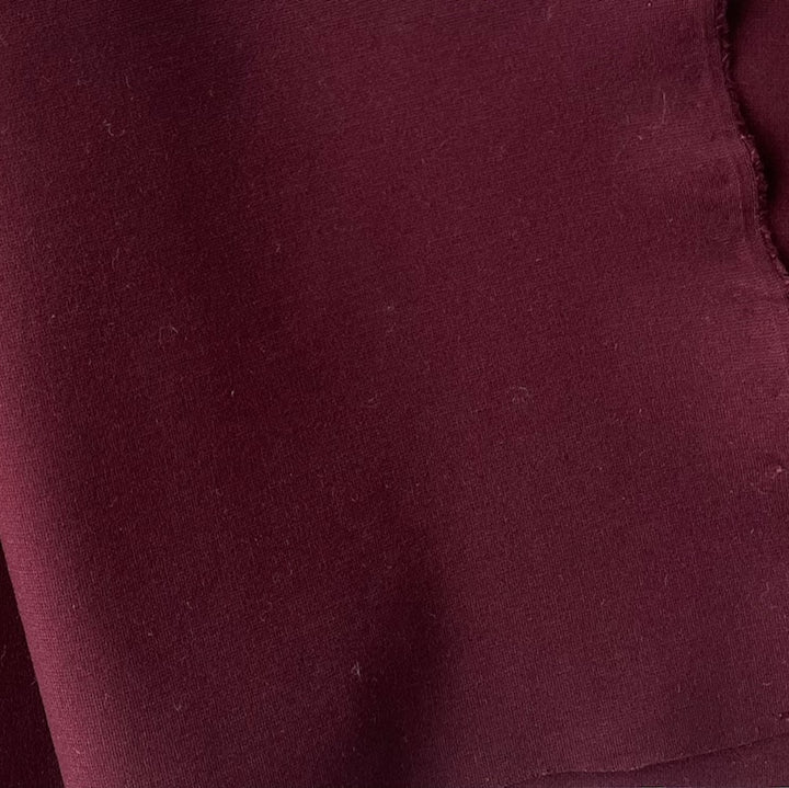 Heavier Merlot Rayon Viscose Ponte Double-Knit (Made in Italy)