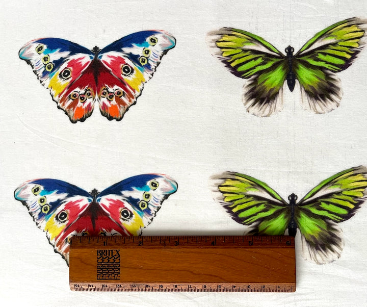 Magic Wings Butterfly Garden Cotton Lawn (Made in Italy)
