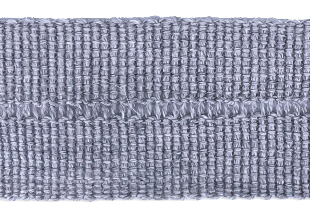 1 1/8" Fog Grey Fold-Over Wool Trim (Made in Japan)