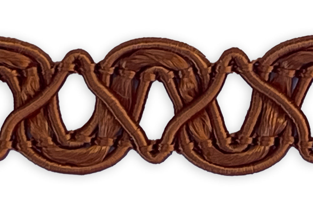 1/2" Terra Cotta Gimp Trim (Made in England)