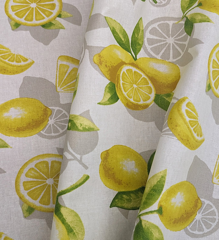 Life & Lemons Laminated Cotton (Made in France)