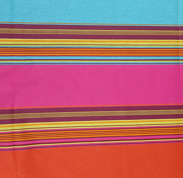 Cabana Striped Laminated Cotton (Made in France)