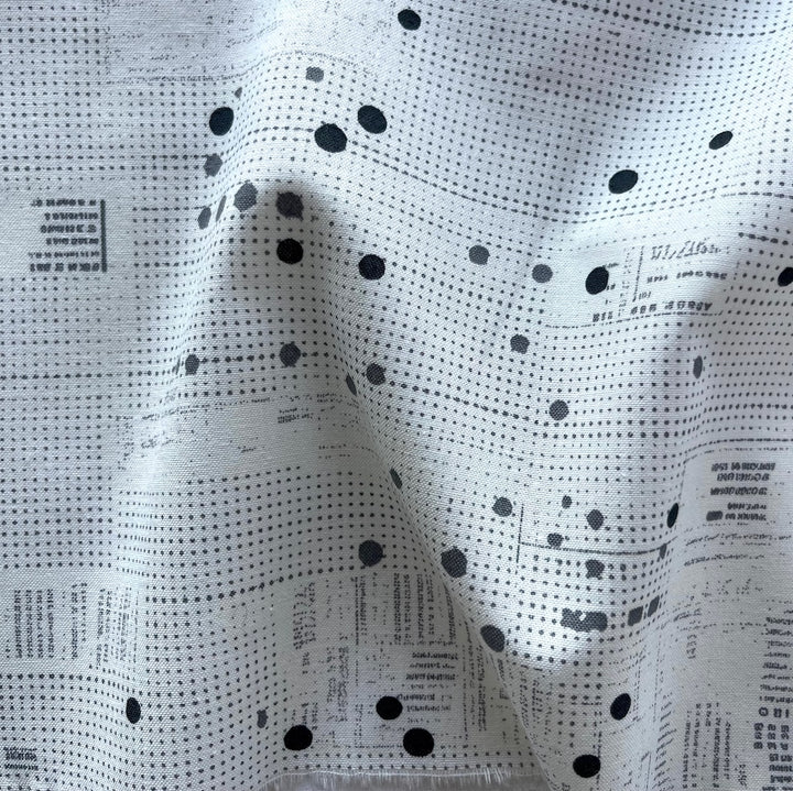 Still More Paper White Tickets Quilting Cotton (Made in Japan)