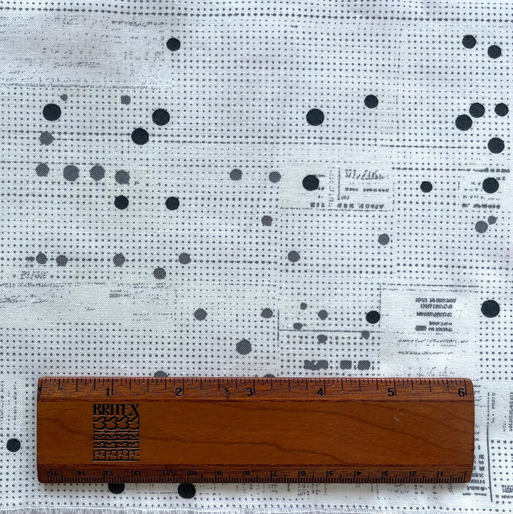 Still More Paper White Tickets Quilting Cotton (Made in Japan)