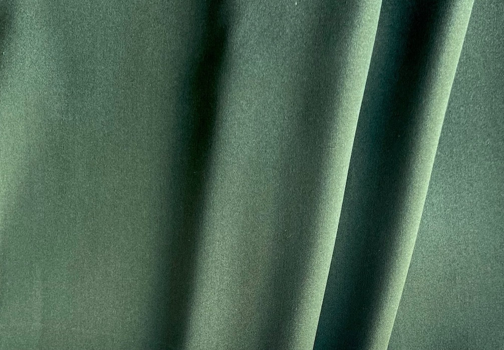 Mossy Olive Stretch Silk Satin Charmeuse (Made in Italy)