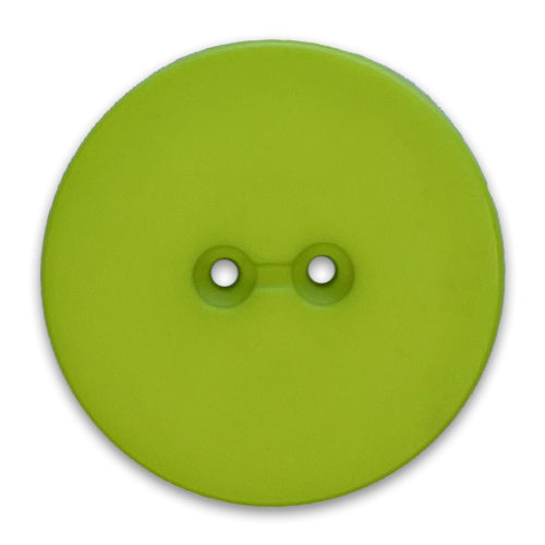 Flat Limade Green 2-Hole Plastic Button (Made in Germany)