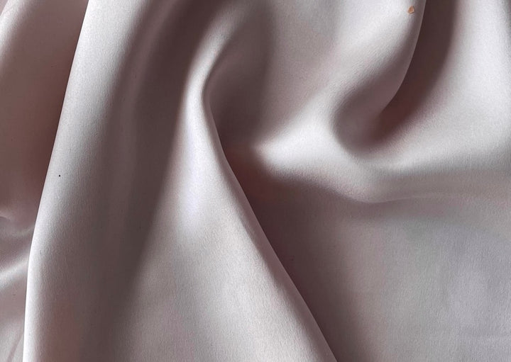 Pale Victorian Mauve Blush Silk Satin Charmeuse