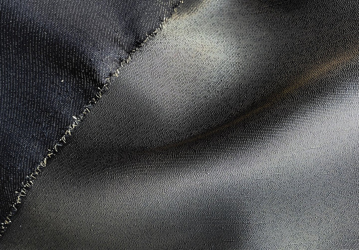 Slinky Burnished Gold Silk & Lurex Lame (Made in Italy)