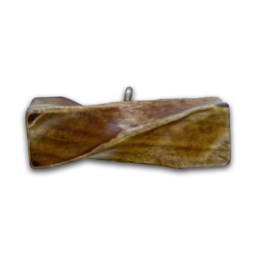 1 1/2" Twisted Wood Toggle Button (Made in Germany)