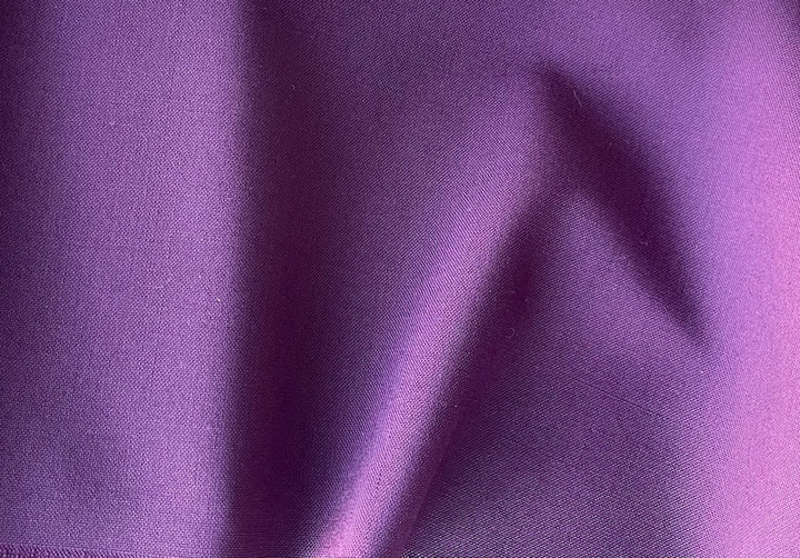 Mid-Weight Deep Royal Amethyst Wool Suiting (Made in Italy)