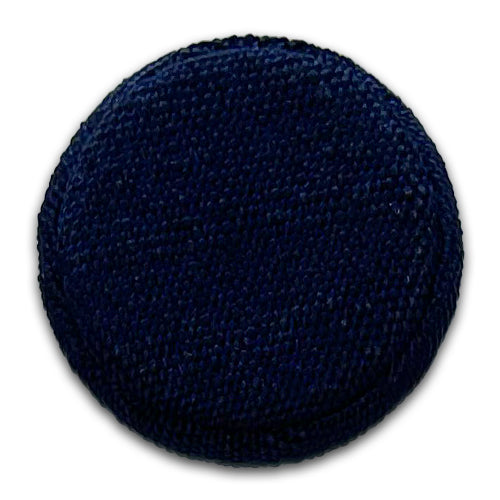 Woven Midnight Navy Passementerie Button (Made in Italy)