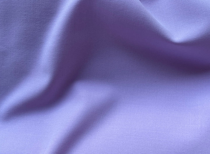 Tollegno Pastel Larkspur Lilac Stretch Wool (Made in Italy)