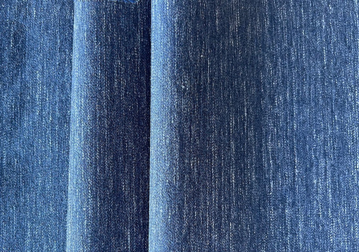 Fratelli Tallia di Delfino Light-Weight Variegated Fog & Denim Wool-Silk Suiting  (Made in Italy)