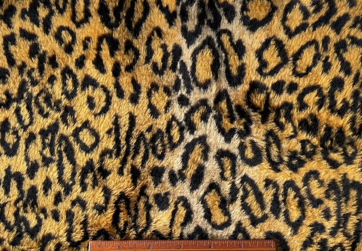 Plush Leopard-Goes-With-Everything Polyester Blend Faux Fur