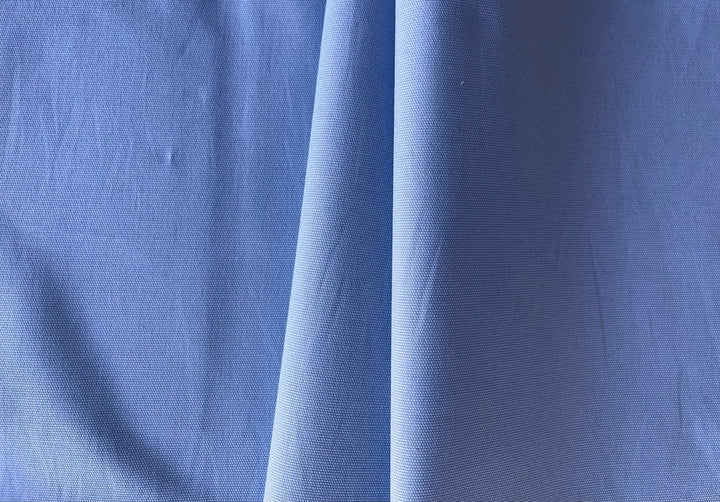 Mid-Weight Sky Blue Lavender Wisp Stretch Cotton Canvas