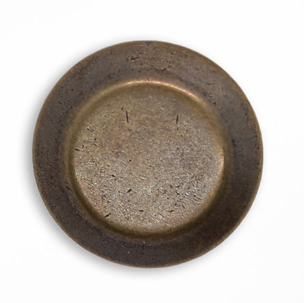 13/16" 2-Tone Antique Gold Metal Button (Made in Italy)
