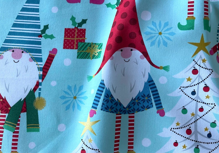 Cheerful Christmas Elves Quilting Cotton