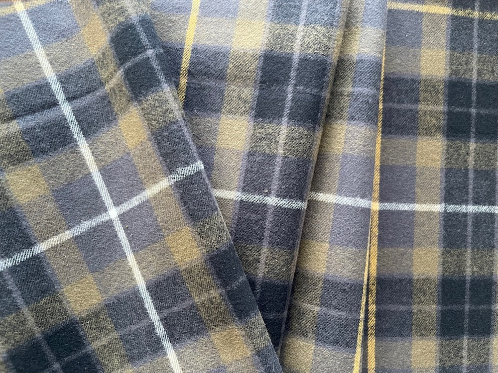 Heavier Dijon & Charcoal Outerwear Cotton Flannel