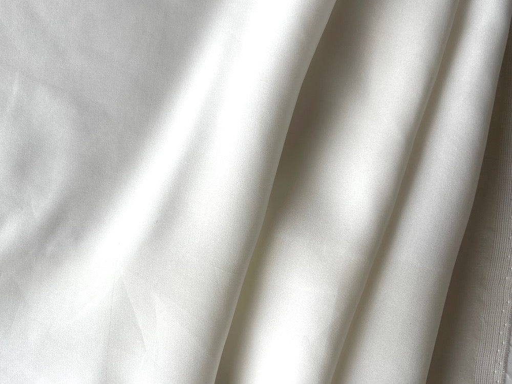 Light-Weight Prepared For Dyeing (PDF) White Silk Broadcloth (Made in Italy)