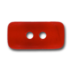 1 1/8" Cherry Red Czech Glass Button