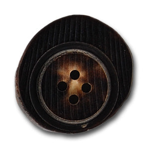 1 1/8" Organically-Shaped Horn Button