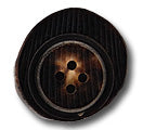 1 1/8" Organically-Shaped Horn Button