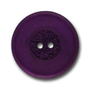 Matte & Sparkle Purple Plastic Button (Made in Switzerland)