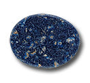 Faux Stone Worn Blue Denim Plastic Button (Made in Italy)