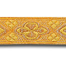 3/4"  Gold Brocade Ecclesiastical Ribbon