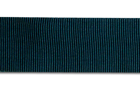 Dark Teal Rayon Petersham Grosgrain Ribbon (Made in Japan)