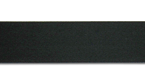 Black Double-Faced Silk Satin Ribbon