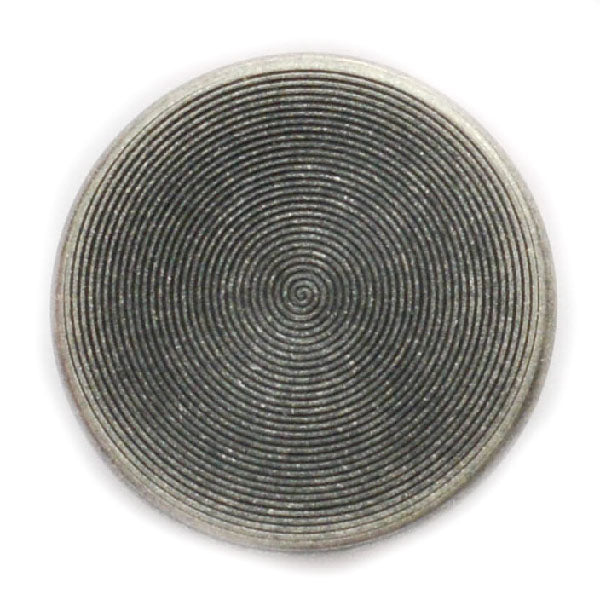 Spiral Antique Silver Blazer Button (Made in USA by Waterbury)