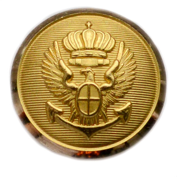 Eagle Brass Blazer Button (Made in USA by Waterbury)